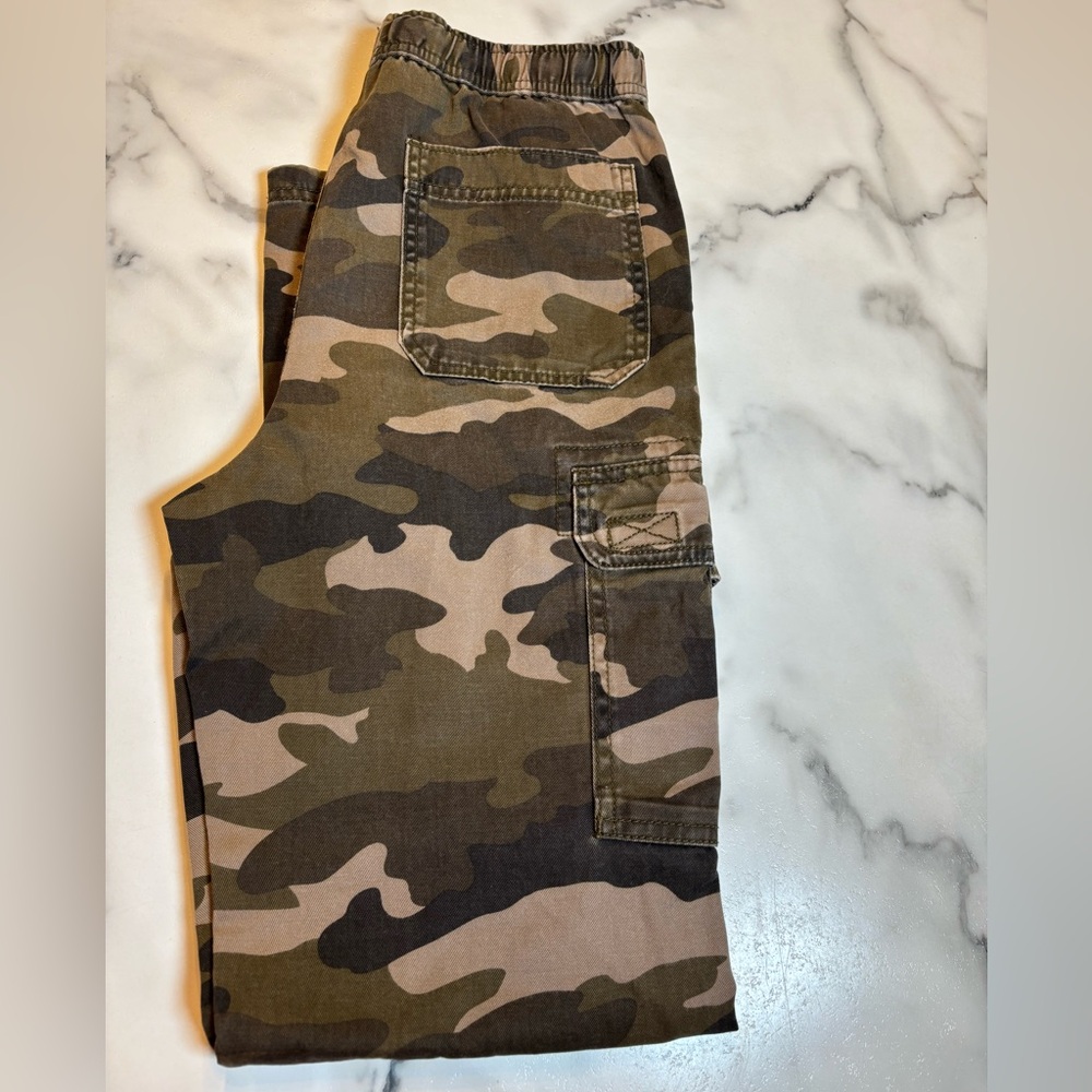 Cargo camouflage kids pants